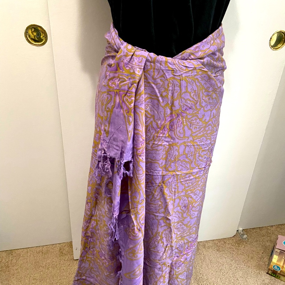 Rayon shawl or pareo.